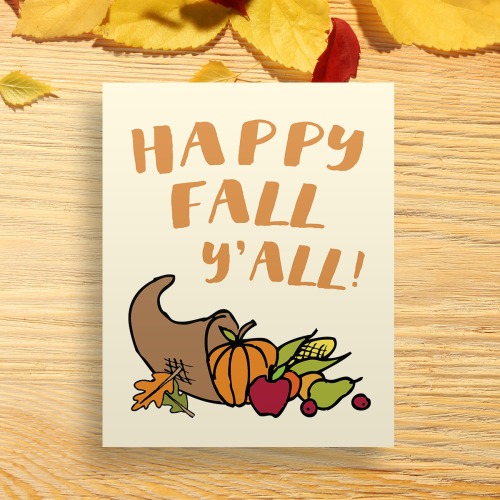 Happy Fall Y'all Free Printable Wall Art - Printable Haven